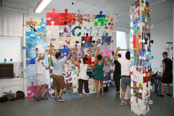 Puzzle Installation & Collaborative Project - Tim Kelly, artist